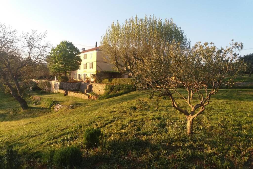 Вилла Bastide Au Milieu Des Vignes Et Des Oliviers Оп Экстерьер фото