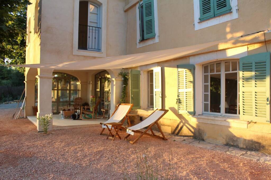 Вилла Bastide Au Milieu Des Vignes Et Des Oliviers Оп Экстерьер фото