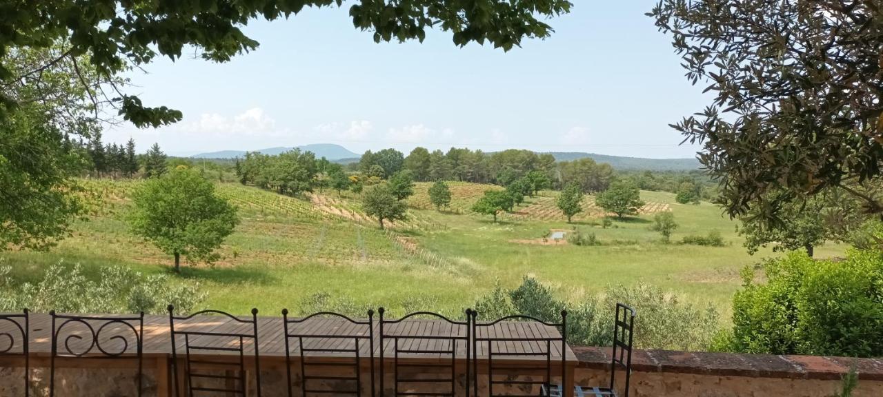 Вилла Bastide Au Milieu Des Vignes Et Des Oliviers Оп Экстерьер фото